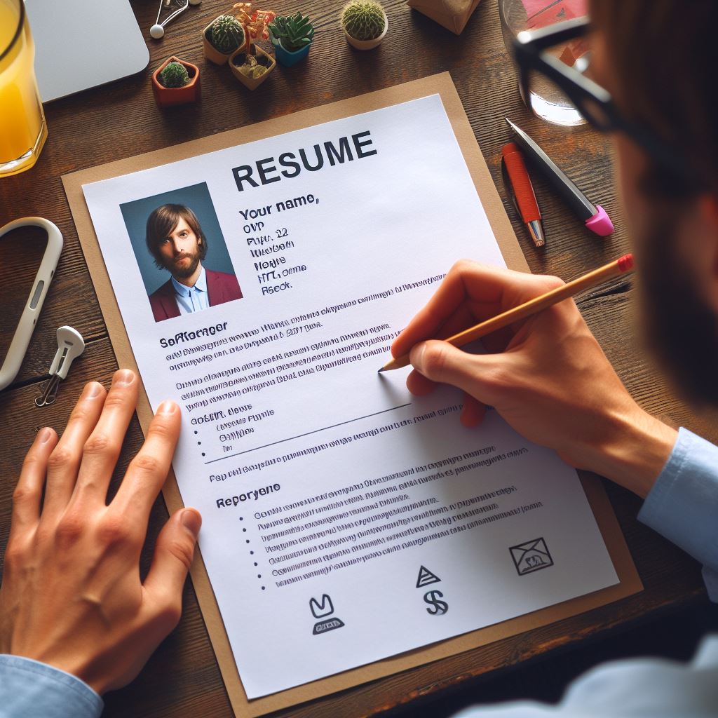 Using ChatGPT to write a resume